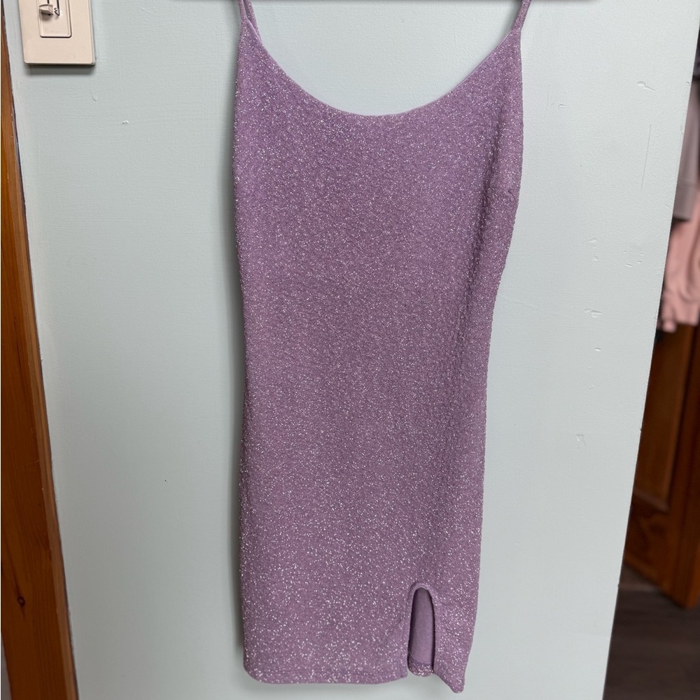 Windsor Lavender Sparkle Slip Dress